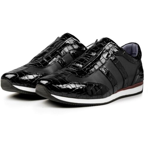 Ducavelli Swanky Genuine Leather Men's Casual Shoes Black Slike