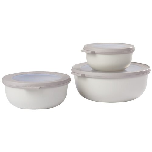 Rosti Mepal set od 3 bijele kutije za užinu Cirqula Slike