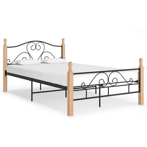  Za krevet crni metalni 120 x 200 cm Cijene