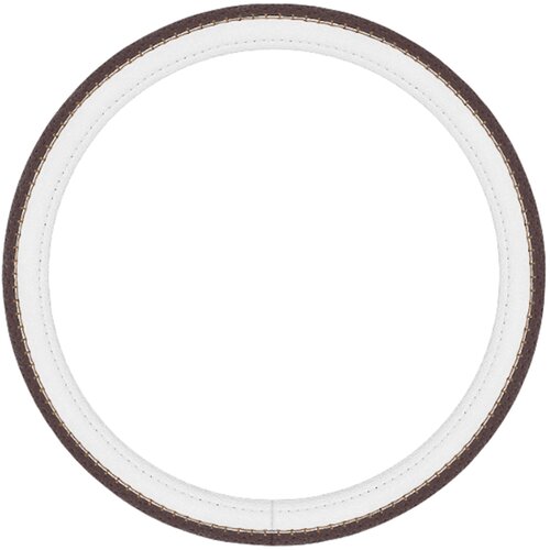 INF Protizdrsna prevleka za volan iz PU usnja - 38 cm - univerzalno prileganje coffee, (22124893) Cene