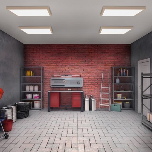  Brilagi -LED Kupatilsko plafonsko svetlo FRAME LED/50W/230V 60x60 cm IP44 bež Slike
