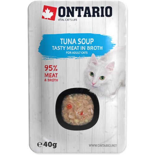 Ontario Cat juha - tuna in zelenjava 40 g Cene