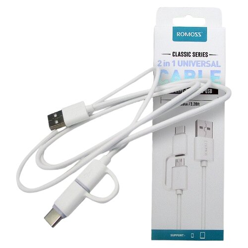 Romoss Mikro kabl 2 u 1, Tip-C, USB Cene