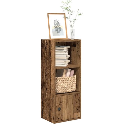  Regal za knjige boja starog drva 31x24x77 cm konstruirano drvo Cijene