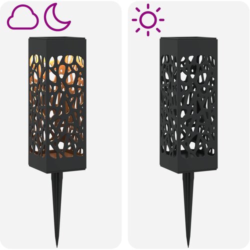  Solarna svjetla za vanjsku upotrebu s tlo&amp;scaron;cem 8 pcs 29 cm PP Slike