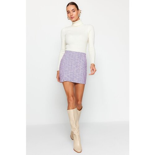 Trendyol Skirt - Purple - Mini Slike