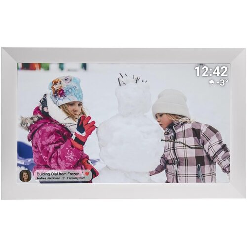 Denver PFF-1504W digital photo frame White 39.6 cm (15.6) Touchscreen Wi-Fi Cijene