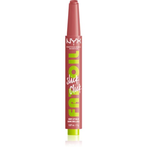 NYX Professional Makeup Fat Oil Slick Click tonirani balzam za ustnice odtenek 2 g Slike