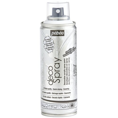  Akrilna kredna barva v spreju Pebeo 200 ml bela (akrilni sprej) Cene