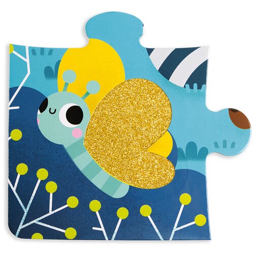 Janod Tactile Puzzle puzzle Forest Animals 2 y+ 20 kom Slike