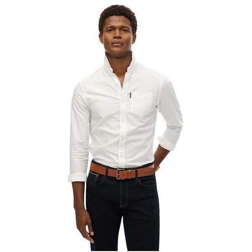 Superdry bela muška košulja SDM4010991A-KKJ Cene