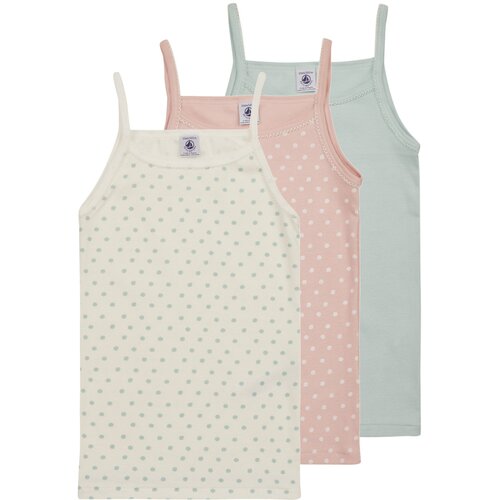Petit Bateau Majice brez rokavov A07CA00 X3 Večbarvna Slike