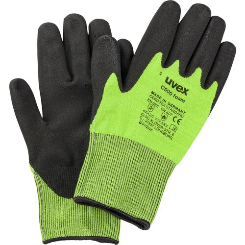 Uvex C500 foam cut protection glove size 10 Slike