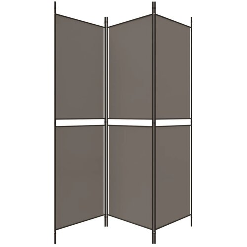  pregrada s 3 panela antracit 150x180 cm od tkanine Slike