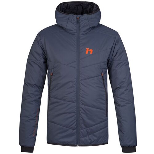 HANNAH Men's insulated jacket with hood GABBER HOODY stratified sea Slike