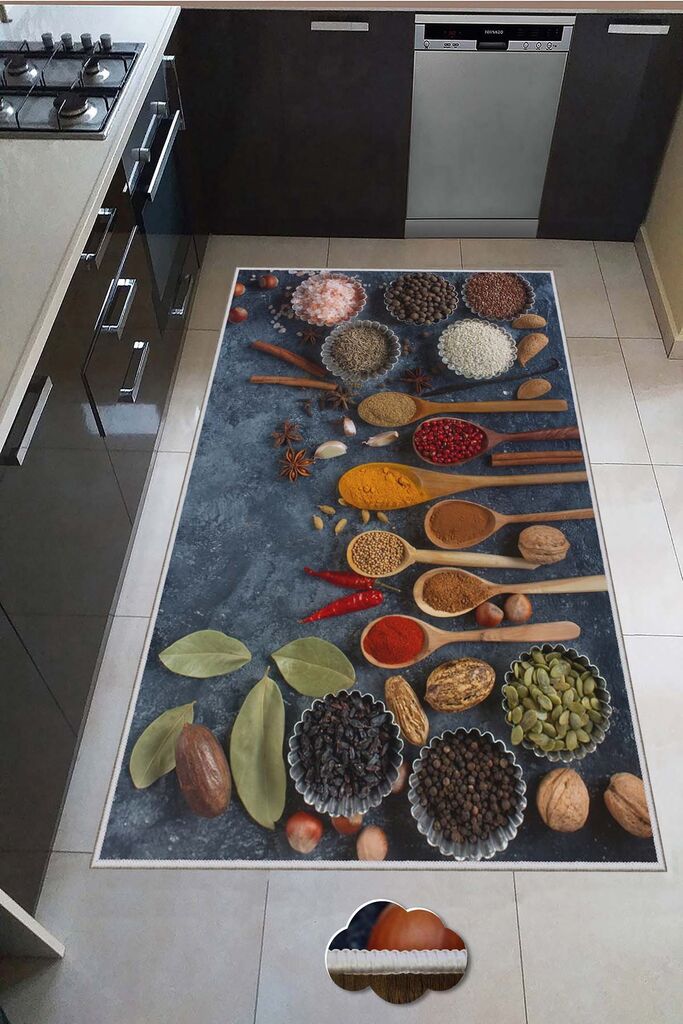Conceptum Hypnose Tepih Hmnt549, Pravougaoni, 80 x 300 cm, Šareni Cene