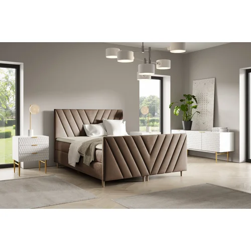 Meble Gruška Boxspring postelja Beno Plus - 200x200 cm