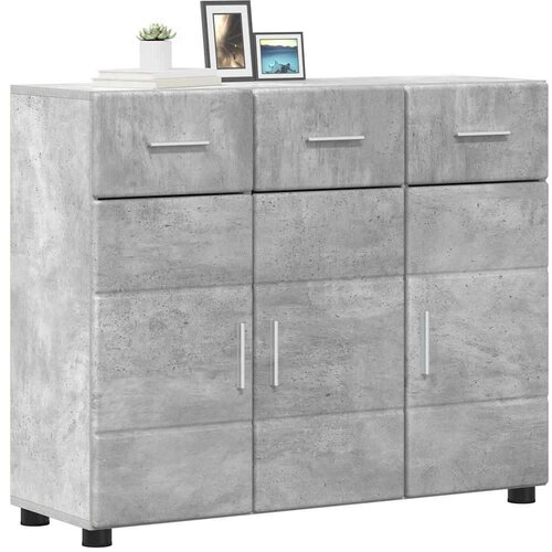  Kreveta Betonski sivi 88 5 x 30 5 x 73 cm Konstruirano drvo Slike
