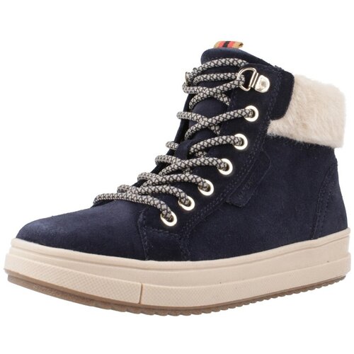 Geox Škornji J REBECCA GIRL WPF Modra Cene