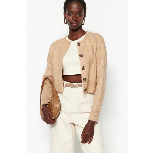 Trendyol Cardigan - Beige - Regular fit Slike