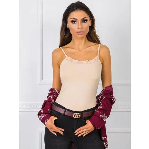 Fashion Hunters Beige top with straps