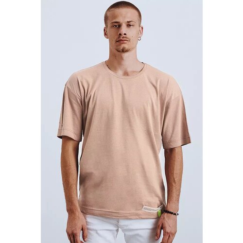 DStreet Men's T-shirt with a cappuccino patch RX4620 Slike
