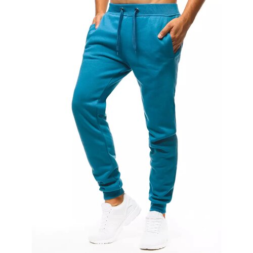 DStreet Men's turquoise sweatpants UX3428 Cene
