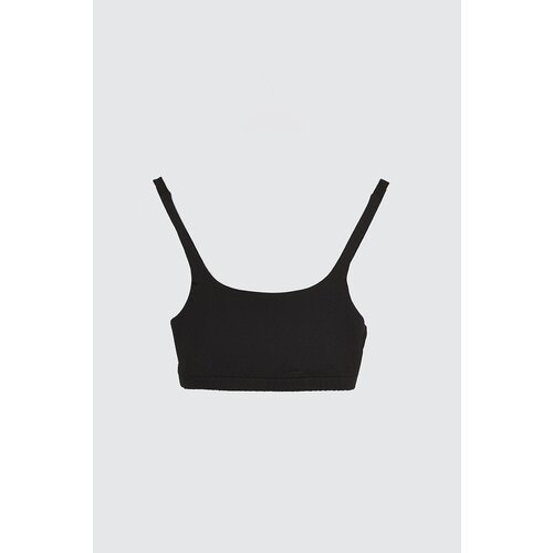 Trendyol Black Crop Knitted Blouse Slike