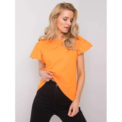 Fashion Hunters Orange women's cotton t-shirt