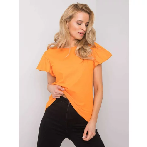 Fashion Hunters Orange women's cotton t-shirt