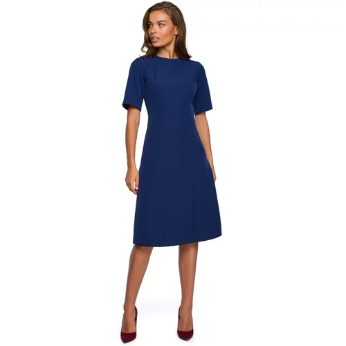 Stylove Woman's Dress S240 Navy Blue
