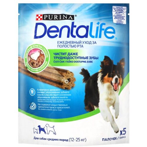 Dentalife poslastica za pse-srednje rase 115g Slike