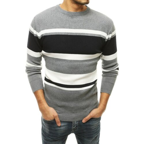 DStreet Muški džemper WX1500 crna | siva Slike