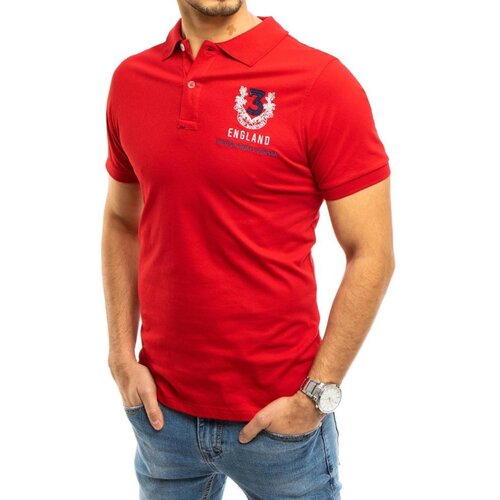 DStreet Men's red polo shirt PX0357 Cijene