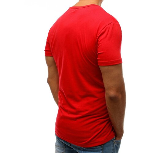 DStreet Red RX3533 men&amp;#039;s T-shirt with print Slike