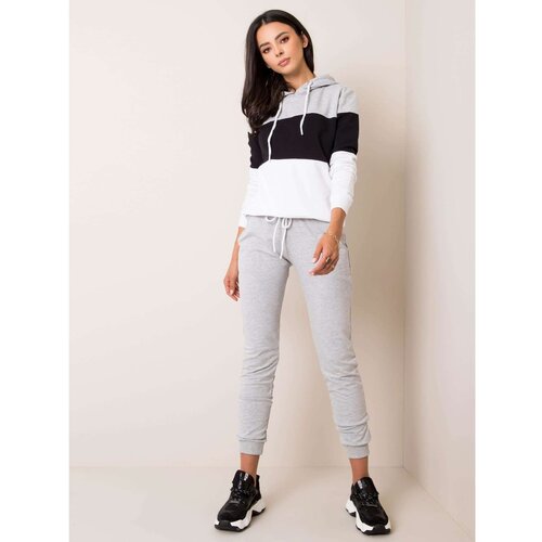 Fashion Hunters Set of gray and black sweatshirts Slike
