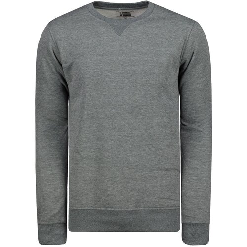 DStreet Men's sweatshirt without hood anthracite BX4823 Cene