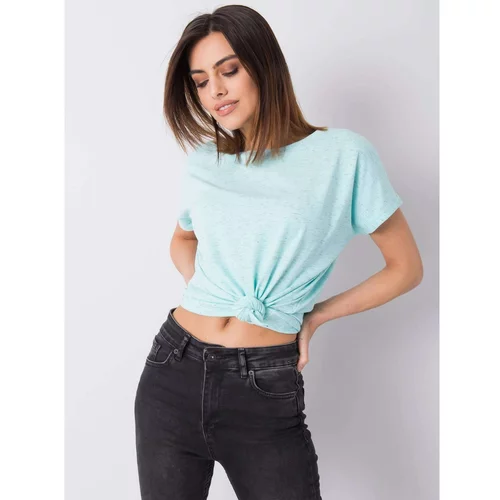 Fashion Hunters Mint T-shirt with a neckline on the back