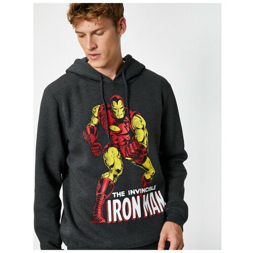 Koton Iron Man Sweatshirt with Hooded Marvel License Slike