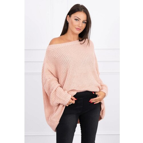 Kesi Sweater Oversize powdered pink Slike