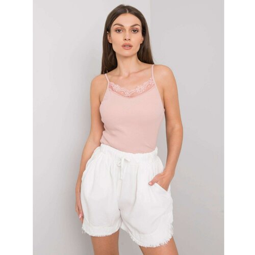 Fashion Hunters Dusty pink top with lace Cene