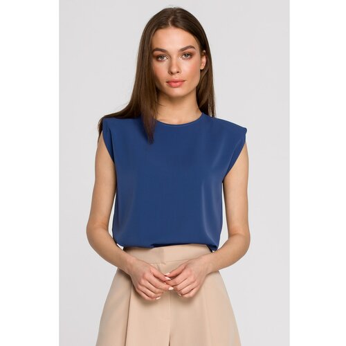 Stylove Ženska bluza S260 plava | smeđa | pink Slike