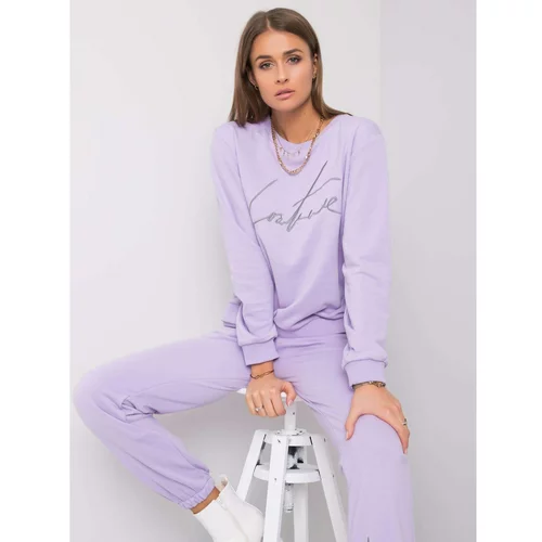 Fashion Hunters Women´s purple sweat suit
