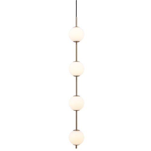 UMAGE Medeninasta kovinska LED viseča svetilka s steklenim senčilom &amp;oslash; 12 cm Audrey &amp;ndash; Slike