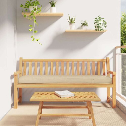  Jastučići za palete za klupu 2 kom Bež 200x40x8 cm Oxford tkanina Cene