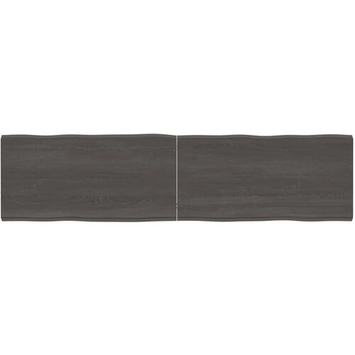 Stolna Mizna plo&amp;scaron;ča temno siva 160x40x4 cm obdelana trdna hrastovina, (20979570) Slike