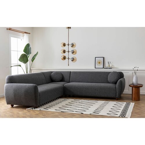  eddy corner 2 (3L-C-3R) - dark grey dark grey corner sofa Cene