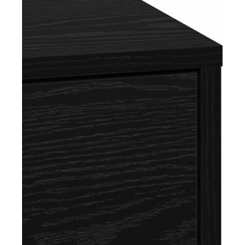  Noćni ormar Crni hrast 38 x 34 x 61 cm Konstruirano drvo Slike