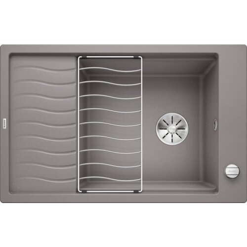 Blanco sudoper ELON XL 6 S InFino SILGRANIT CRNA, s dalj. upr. Slike