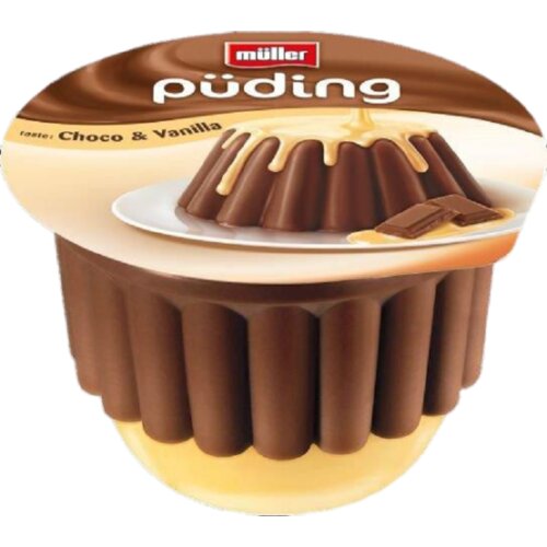 Muller Puding čokolada vanila 450g Cene